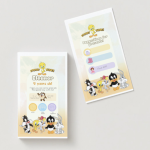 invito interattivo baby looney tunes